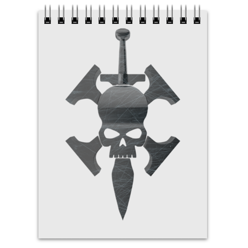 Заказать блокнот в Москве. Блокнот Officio Assassinorum от GeekFox  - готовые дизайны и нанесение принтов.