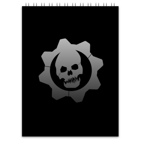 Заказать блокнот в Москве. Блокнот Gears of War  от THE_NISE  - готовые дизайны и нанесение принтов.
