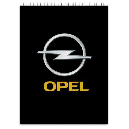 Заказать блокнот в Москве. Блокнот OPEL  от DESIGNER   - готовые дизайны и нанесение принтов.