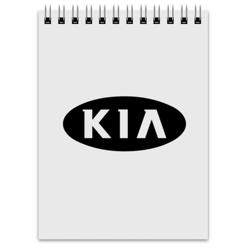 Заказать блокнот в Москве. Блокнот KIA   от DESIGNER   - готовые дизайны и нанесение принтов.