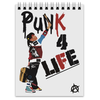 Заказать блокнот в Москве. Блокнот Punk 4 Life от skynatural - готовые дизайны и нанесение принтов.