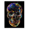 Заказать блокнот в Москве. Блокнот Colorfull skull от scoopysmith - готовые дизайны и нанесение принтов.