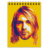 Заказать блокнот в Москве. Блокнот Kurt Cobain от Jimmy Flash - готовые дизайны и нанесение принтов.