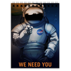 Заказать блокнот в Москве. Блокнот We need you! от The Spaceway  - готовые дизайны и нанесение принтов.