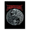 Заказать блокнот в Москве. Блокнот Metallica от Leichenwagen - готовые дизайны и нанесение принтов.