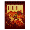 Заказать блокнот в Москве. Блокнот Doom  от geekbox - готовые дизайны и нанесение принтов.
