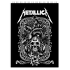 Заказать блокнот в Москве. Блокнот Metallica от Leichenwagen - готовые дизайны и нанесение принтов.