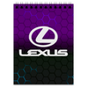 Заказать блокнот в Москве. Блокнот Lexus от THE_NISE  - готовые дизайны и нанесение принтов.