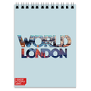 Заказать блокнот в Москве. Блокнот "DIFFERENT WORLD": London от Octopuslabel - готовые дизайны и нанесение принтов.