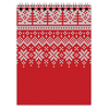 Заказать блокнот в Москве. Блокнот Новогодние узоры от FireFoxa - готовые дизайны и нанесение принтов.