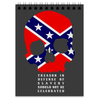 Заказать блокнот в Москве. Блокнот Флаг Конфедерации США от Leichenwagen - готовые дизайны и нанесение принтов.