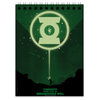 Заказать блокнот в Москве. Блокнот Green Lantern/Зеленый Фонарь  от crash - готовые дизайны и нанесение принтов.