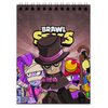 Заказать блокнот в Москве. Блокнот BRAWL STARS MORTIS от geekbox - готовые дизайны и нанесение принтов.