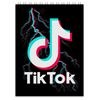 Заказать блокнот в Москве. Блокнот TIK TOK (Tik Tok video) от vista12761@rambler.ru - готовые дизайны и нанесение принтов.