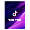 Заказать блокнот в Москве. Блокнот Tik Tok от THE_NISE  - готовые дизайны и нанесение принтов.