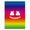 Заказать блокнот в Москве. Блокнот Marshmello от THE_NISE  - готовые дизайны и нанесение принтов.