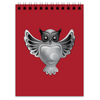 Заказать блокнот в Москве. Блокнот Серебряная сова от ELENA ZHARINOVA - готовые дизайны и нанесение принтов.