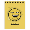 Заказать блокнот в Москве. Блокнот Yoba-фейс от YellowCloverShop - готовые дизайны и нанесение принтов.