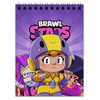 Заказать блокнот в Москве. Блокнот BRAWL STARS BEA от geekbox - готовые дизайны и нанесение принтов.