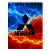 Заказать блокнот в Москве. Блокнот Mitsubishi от THE_NISE  - готовые дизайны и нанесение принтов.