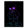Заказать блокнот в Москве. Блокнот Undertale от weeert - готовые дизайны и нанесение принтов.