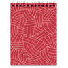 Заказать блокнот в Москве. Блокнот Красная абстракция от BeliySlon - готовые дизайны и нанесение принтов.