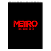 Заказать блокнот в Москве. Блокнот Metro от THE_NISE  - готовые дизайны и нанесение принтов.