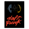 Заказать блокнот в Москве. Блокнот Daft punk от galaxy secret - готовые дизайны и нанесение принтов.