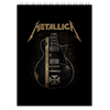 Заказать блокнот в Москве. Блокнот Metallica от geekbox - готовые дизайны и нанесение принтов.