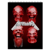 Заказать блокнот в Москве. Блокнот Metallica от Leichenwagen - готовые дизайны и нанесение принтов.