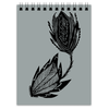 Заказать блокнот в Москве. Блокнот Черный цветок от aviva - готовые дизайны и нанесение принтов.