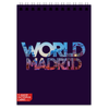 Заказать блокнот в Москве. Блокнот "DIFFERENT WORLD": Madrid от Octopuslabel - готовые дизайны и нанесение принтов.