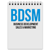 Заказать блокнот в Москве. Блокнот BDSM - Business development, sales & marketing от Startech.vc  - готовые дизайны и нанесение принтов.