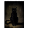 Заказать блокнот в Москве. Блокнот Black Cat ART от jendr - готовые дизайны и нанесение принтов.