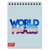 Заказать блокнот в Москве. Блокнот "DIFFERENT WORLD": Paris от Octopuslabel - готовые дизайны и нанесение принтов.