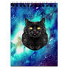 Заказать блокнот в Москве. Блокнот кот в космосе от THE_NISE  - готовые дизайны и нанесение принтов.
