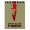 Заказать блокнот в Москве. Блокнот Rambo от Leichenwagen - готовые дизайны и нанесение принтов.