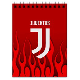 Заказать блокнот в Москве. Блокнот Juventus от THE_NISE  - готовые дизайны и нанесение принтов.