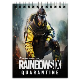 Заказать блокнот в Москве. Блокнот Rainbow Six Quarantine от THE_NISE  - готовые дизайны и нанесение принтов.