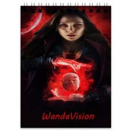 Заказать блокнот в Москве. Блокнот WandaVision от THE_NISE  - готовые дизайны и нанесение принтов.