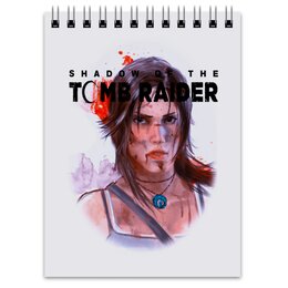 Заказать блокнот в Москве. Блокнот Tomb Raider от THE_NISE  - готовые дизайны и нанесение принтов.