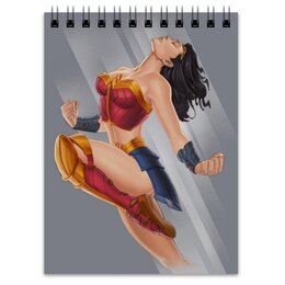 Заказать блокнот в Москве. Блокнот Чудо-женщина / Wonder Woman от Jimmy Flash - готовые дизайны и нанесение принтов.