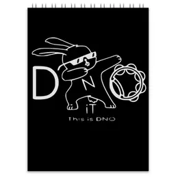 Заказать блокнот в Москве. Блокнот DNO iT Team от DNO-iT  - готовые дизайны и нанесение принтов.