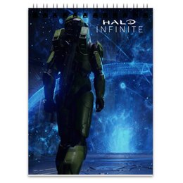 Заказать блокнот в Москве. Блокнот Halo Infinite от THE_NISE  - готовые дизайны и нанесение принтов.