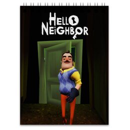 Заказать блокнот в Москве. Блокнот Hello Neighbour от THE_NISE  - готовые дизайны и нанесение принтов.