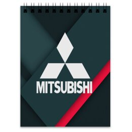 Заказать блокнот в Москве. Блокнот Mitsubishi от THE_NISE  - готовые дизайны и нанесение принтов.