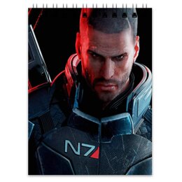 Заказать блокнот в Москве. Блокнот Mass Effect от THE_NISE  - готовые дизайны и нанесение принтов.
