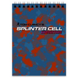 Заказать блокнот в Москве. Блокнот Splinter Cell от THE_NISE  - готовые дизайны и нанесение принтов.