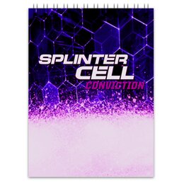 Заказать блокнот в Москве. Блокнот Splinter Cell от THE_NISE  - готовые дизайны и нанесение принтов.