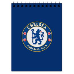 Заказать блокнот в Москве. Блокнот Chelsea FC от THE_NISE  - готовые дизайны и нанесение принтов.